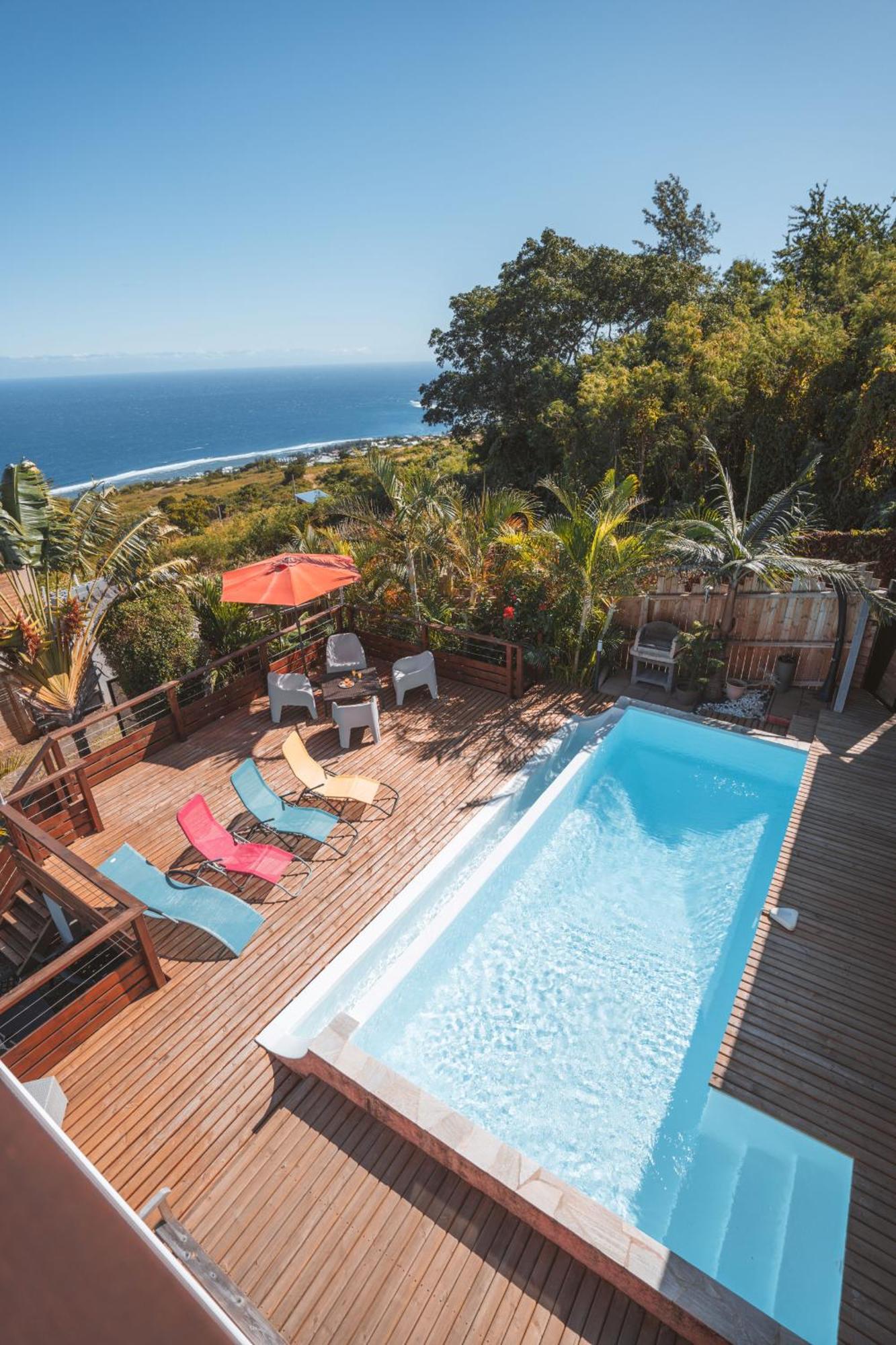 Villa Sunset St Leu, Avec Sa Vue Plongeante Sur La Mer Сен-Лу Екстериор снимка
